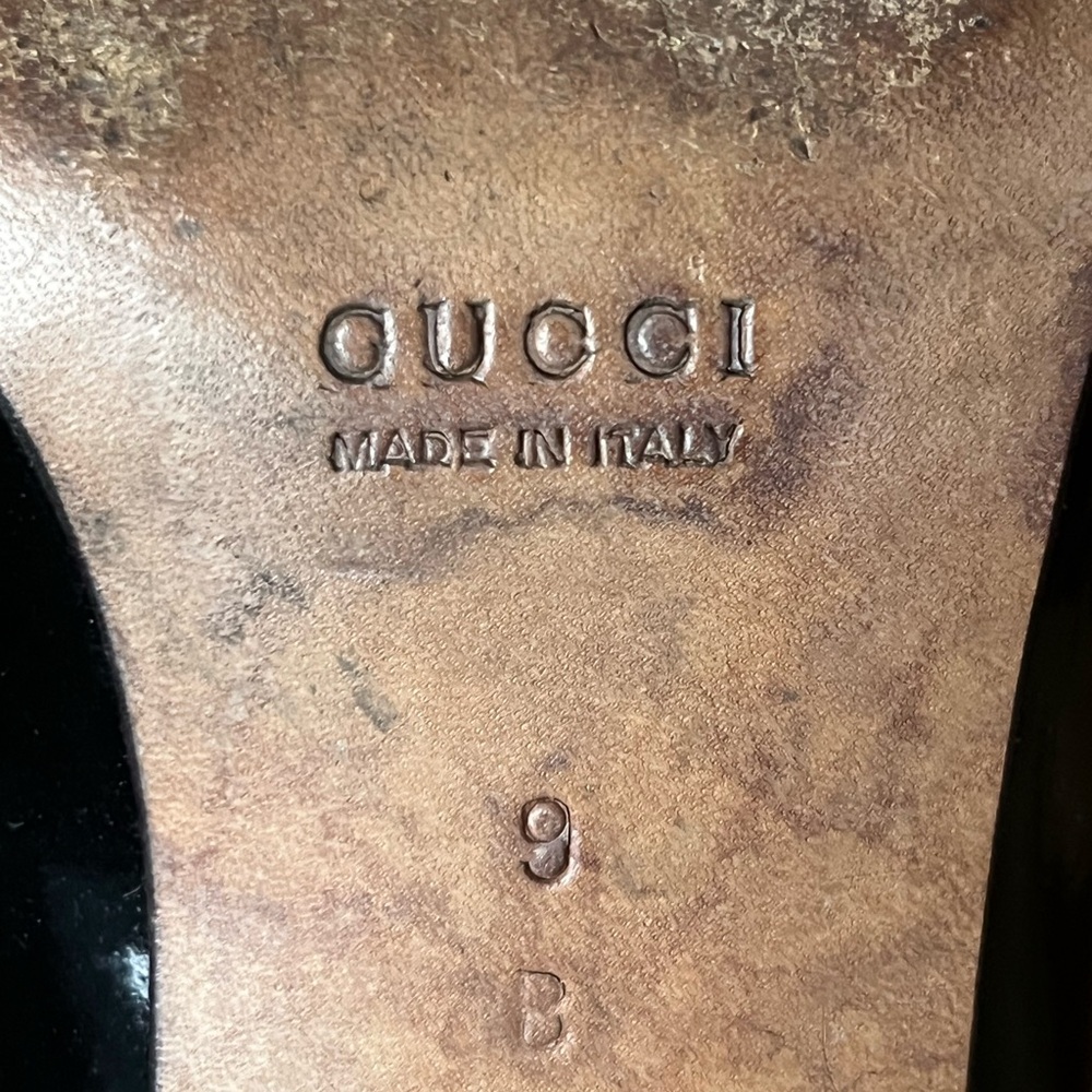 VTG GUCCI **AUTHENTIC** Patent Leather Pumps - Picture 9 of 9